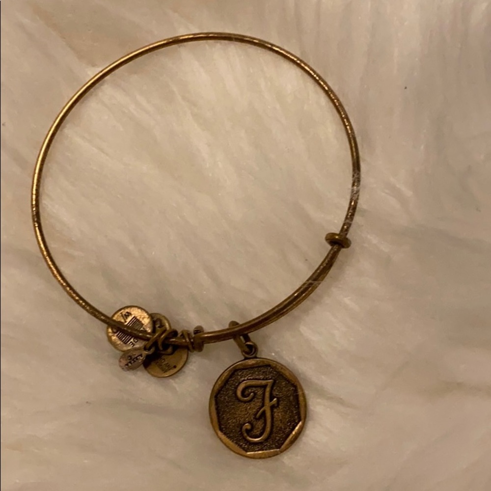 Alex and Ani initial bracelet “F”